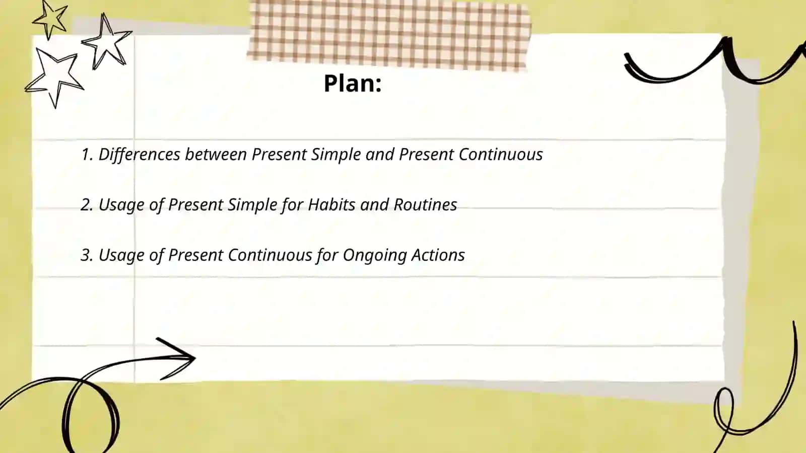 Present simple and present continuous 2