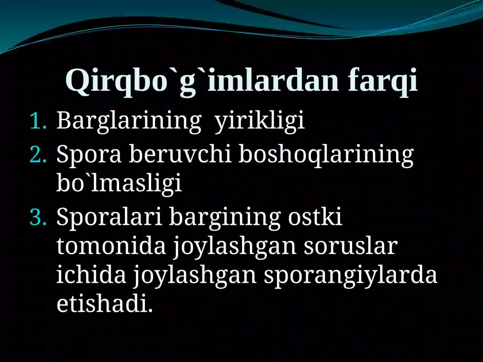 Qirqbo`g`imlardan Farqi 2
