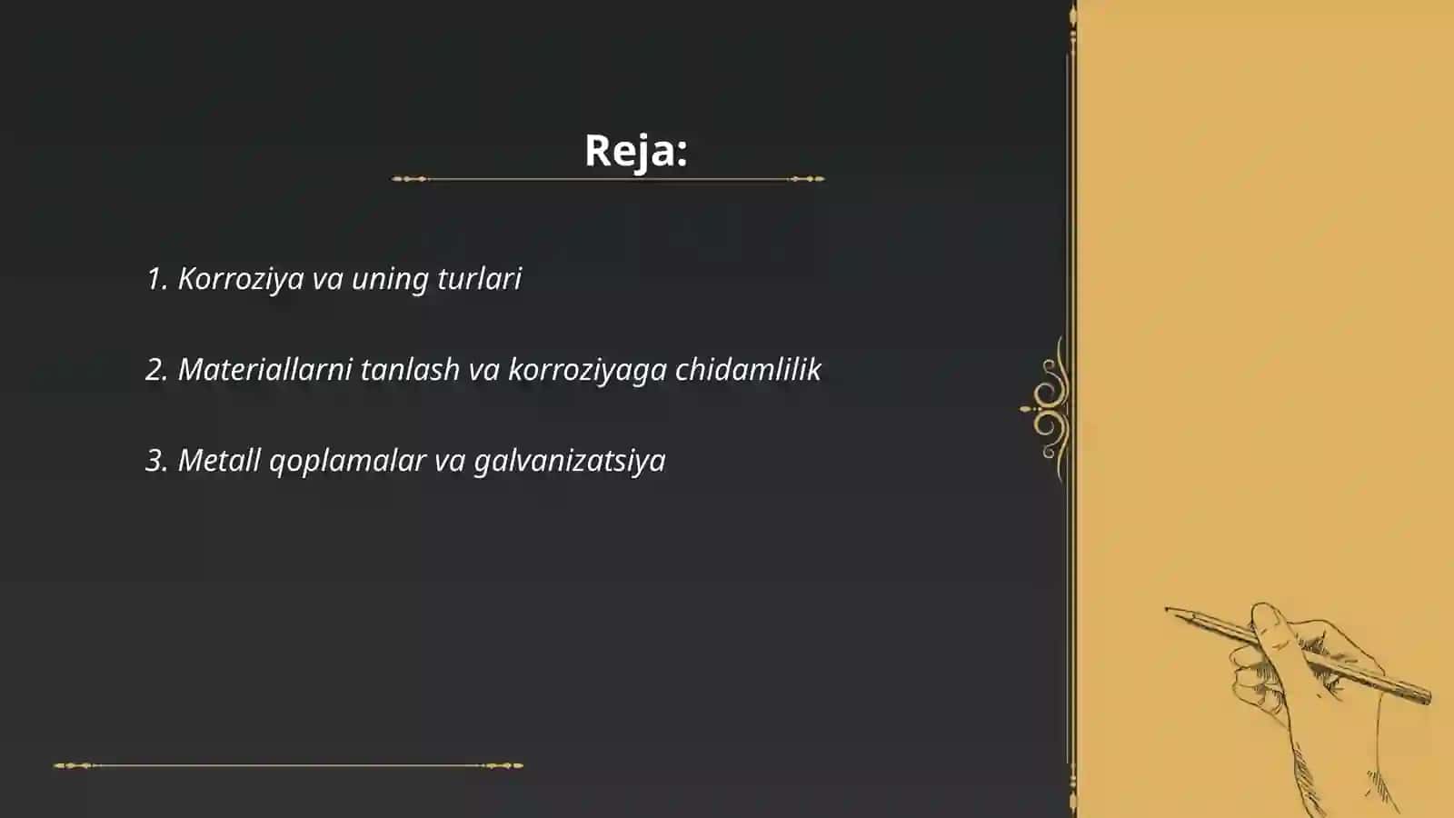Metallar korroziyaga qarshi kurash 2