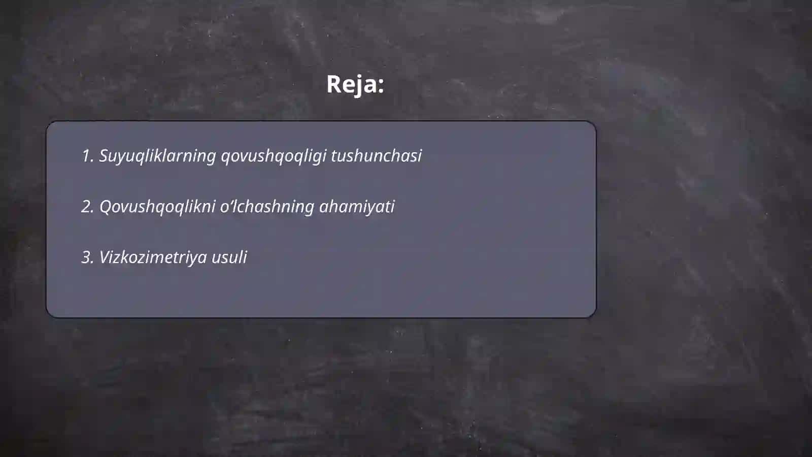 Suyuqliklarning qovushqoqligini aniqlash usullari 2
