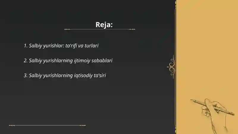 Salbiy Yurishlar 2