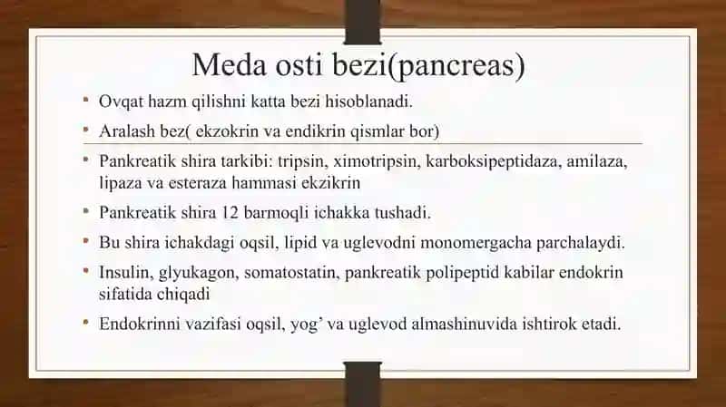 Meda osti bezi, Jigar, O’t pufagi va Qorin parda 2