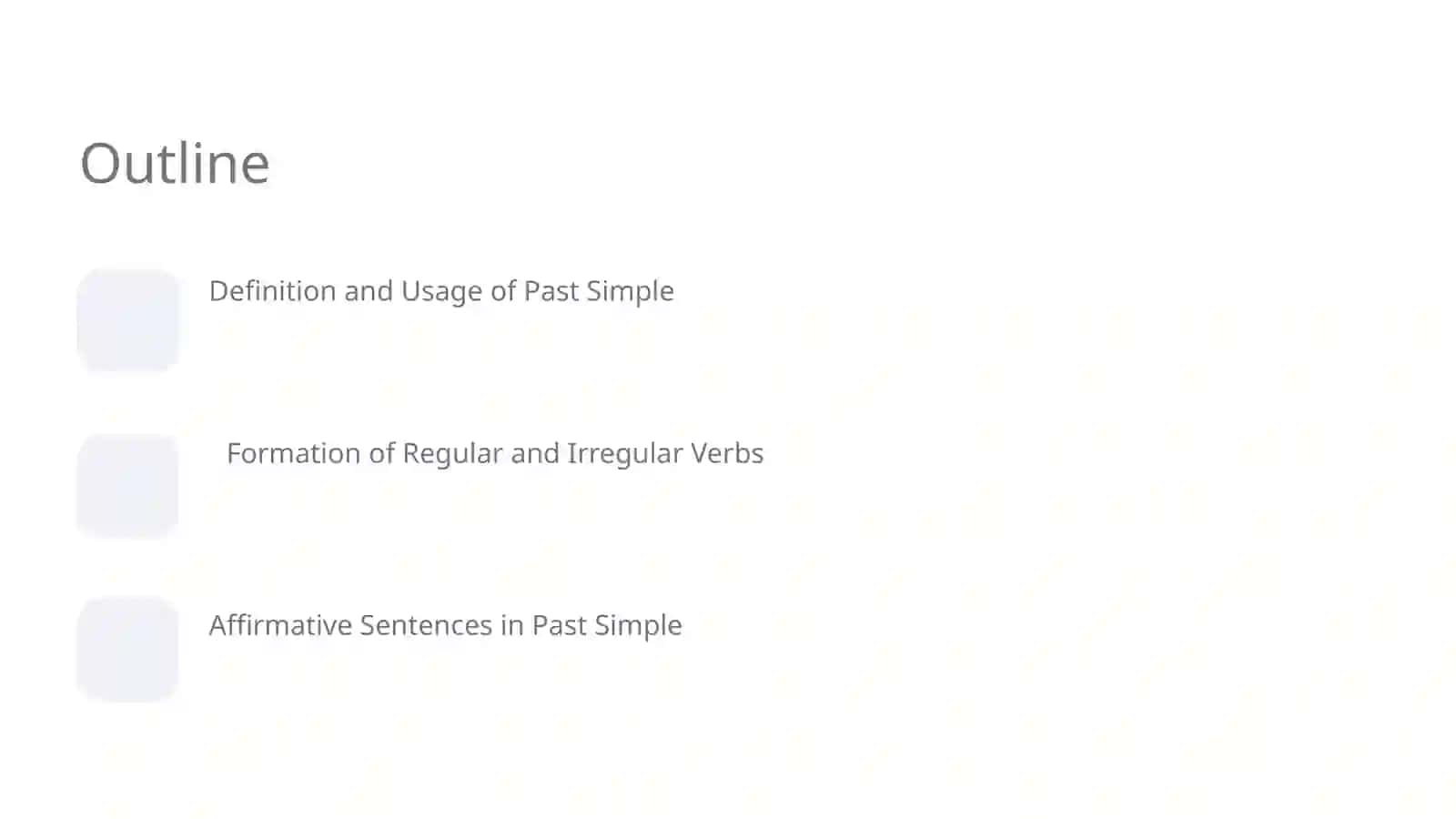 Past Simple Tense in English 2