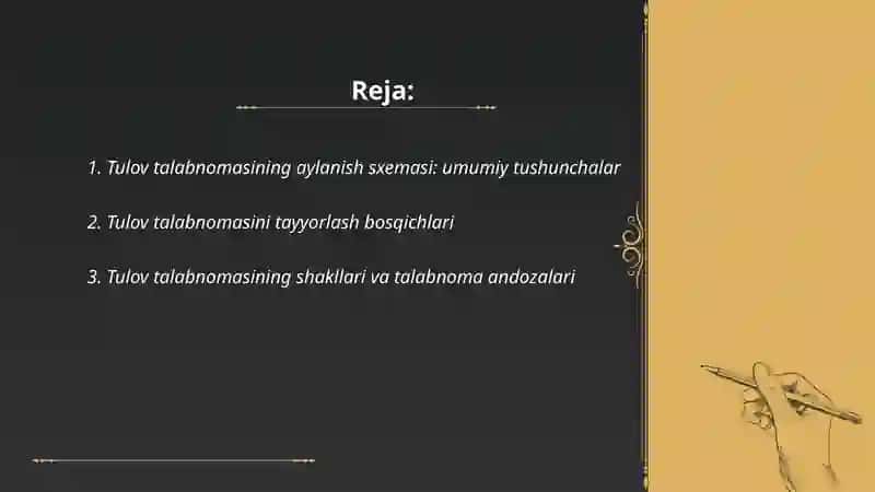 Tulov talabnomasining aylanish sxemasi 2