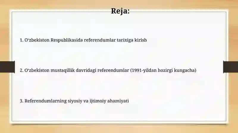 O'zbekiston Respublikasida referendumlar tarixi 2