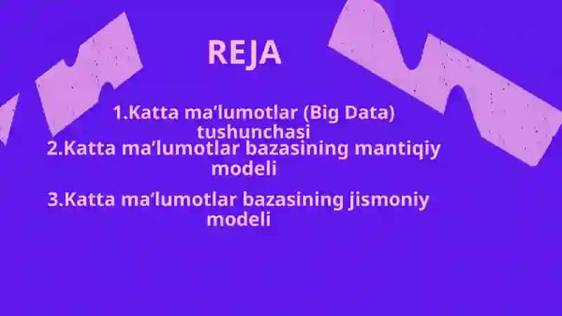 Katta ma’lumotlar bazasini mantiqiy va jismoniy modellarini boshqarish 2