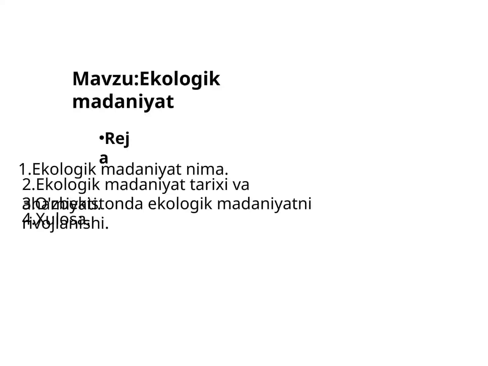Ekologik madaniyat 2
