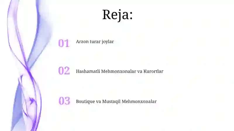 Boutique va Mustaqil Mehmonxonalar 2