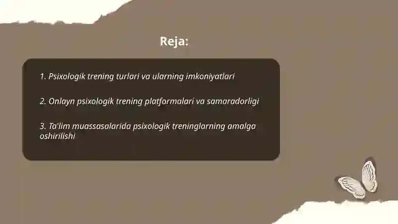 Psixologik treninglar 2