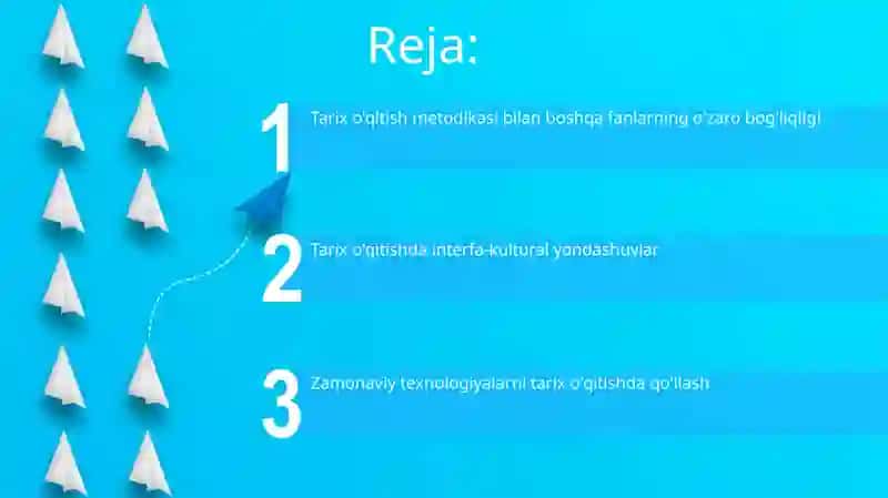 Tarix o'qitish metodikasi 2