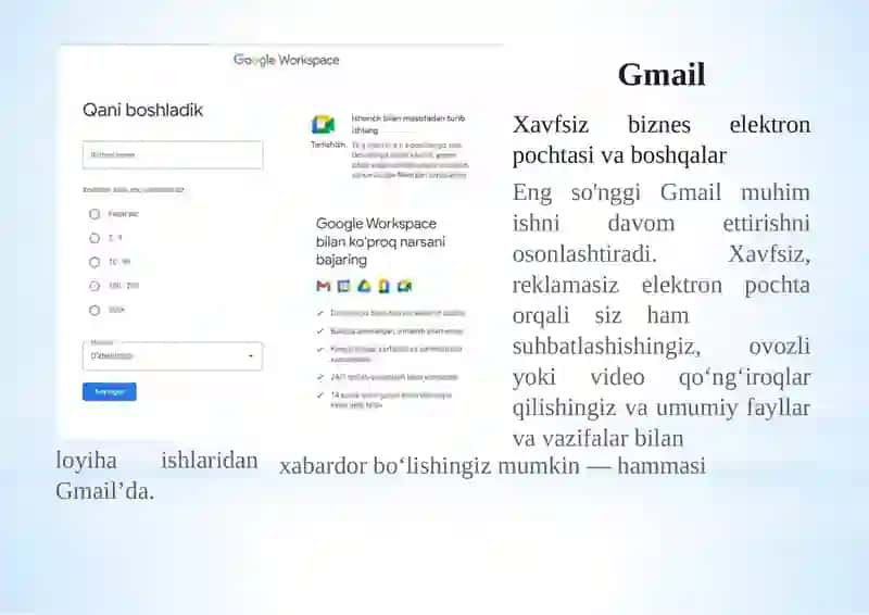 Gmail e-pochta 2