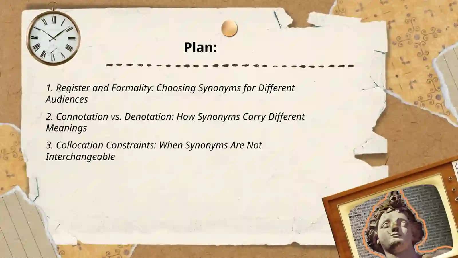 Stylistic Usage of Synonyms 2