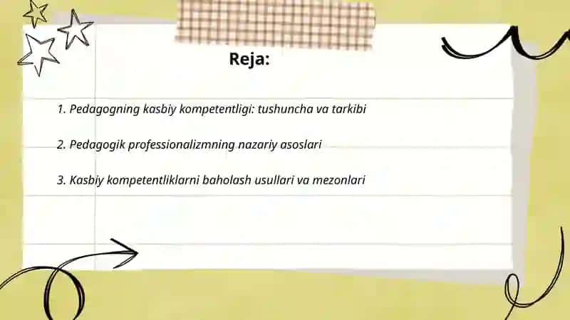Pedagogning kasbiy kompetentligi va professionalizm 2
