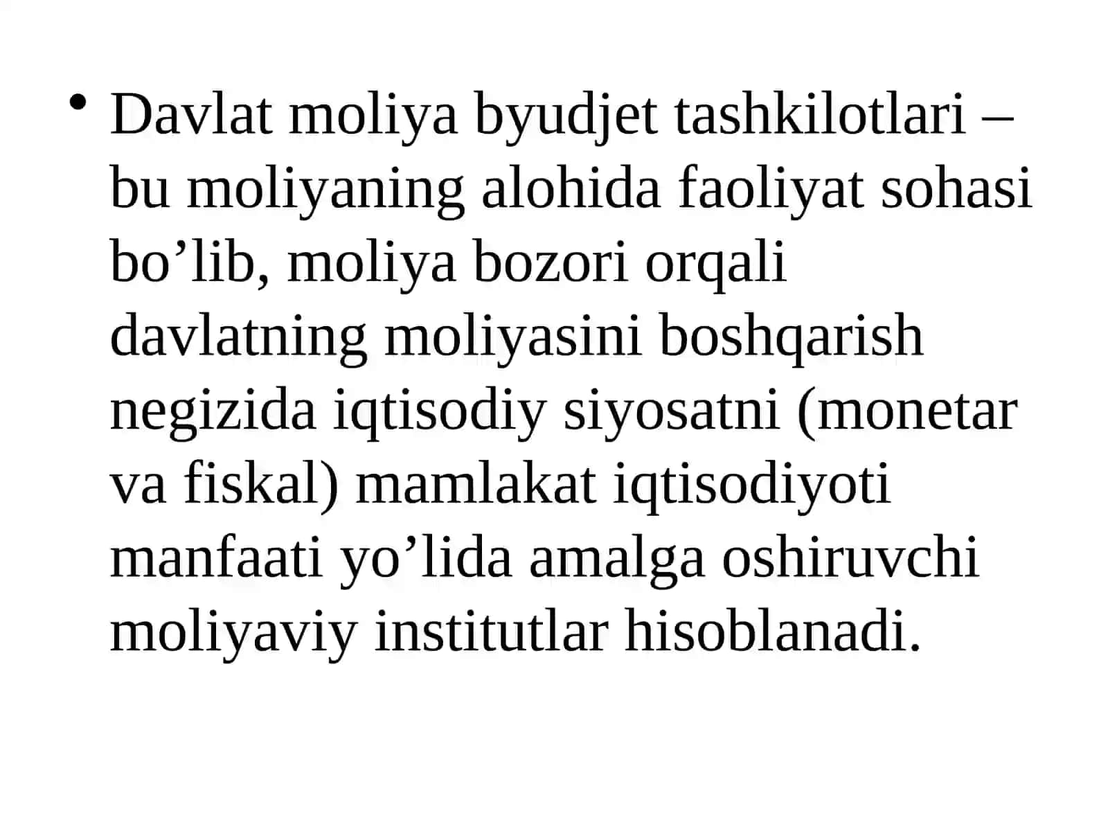 Xalqaro moliyaviy institutlarining moliyaviy bozorlaridagi faoliyati va roli 2
