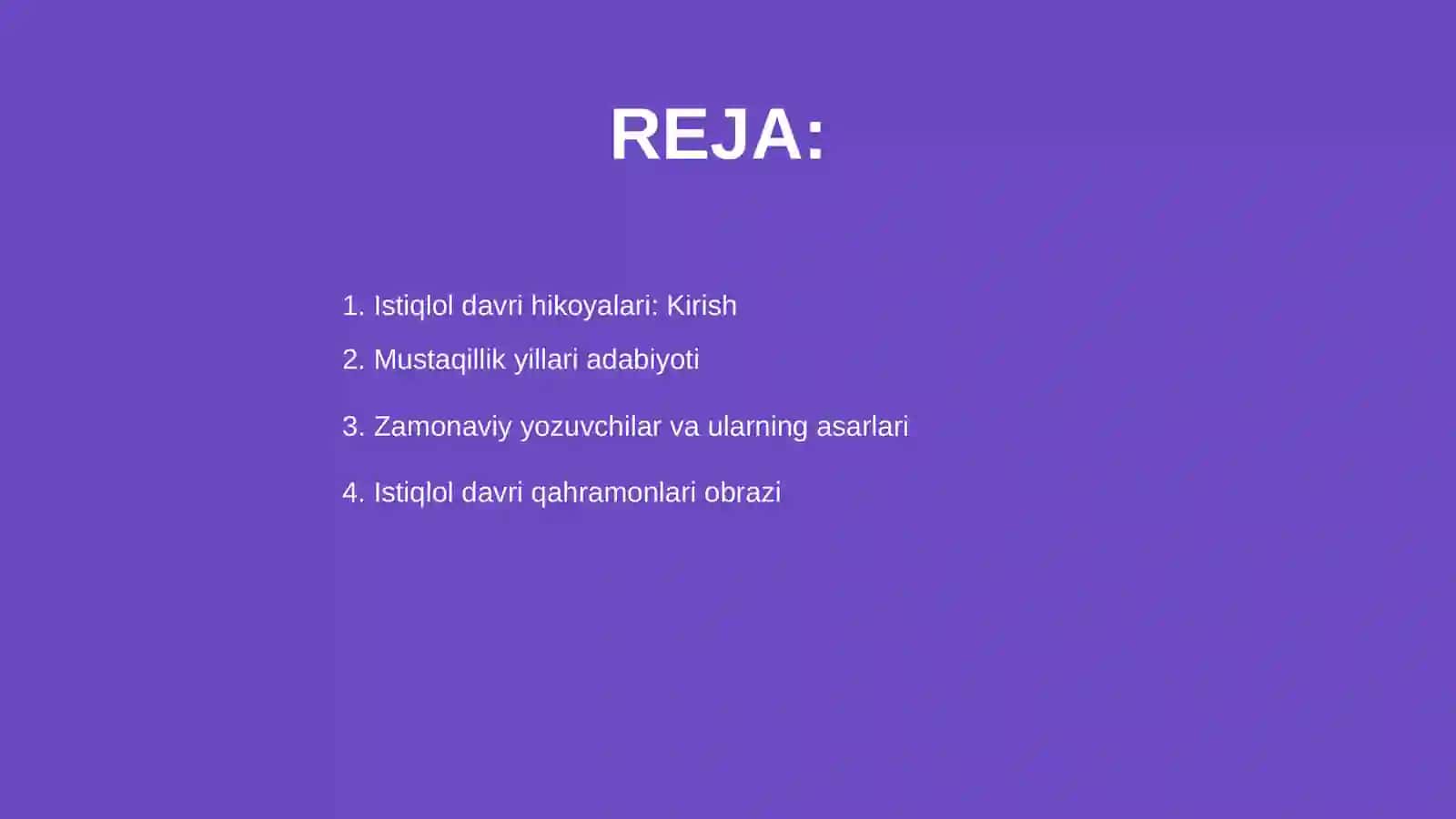 Istiqlol davri hikoyalari 2