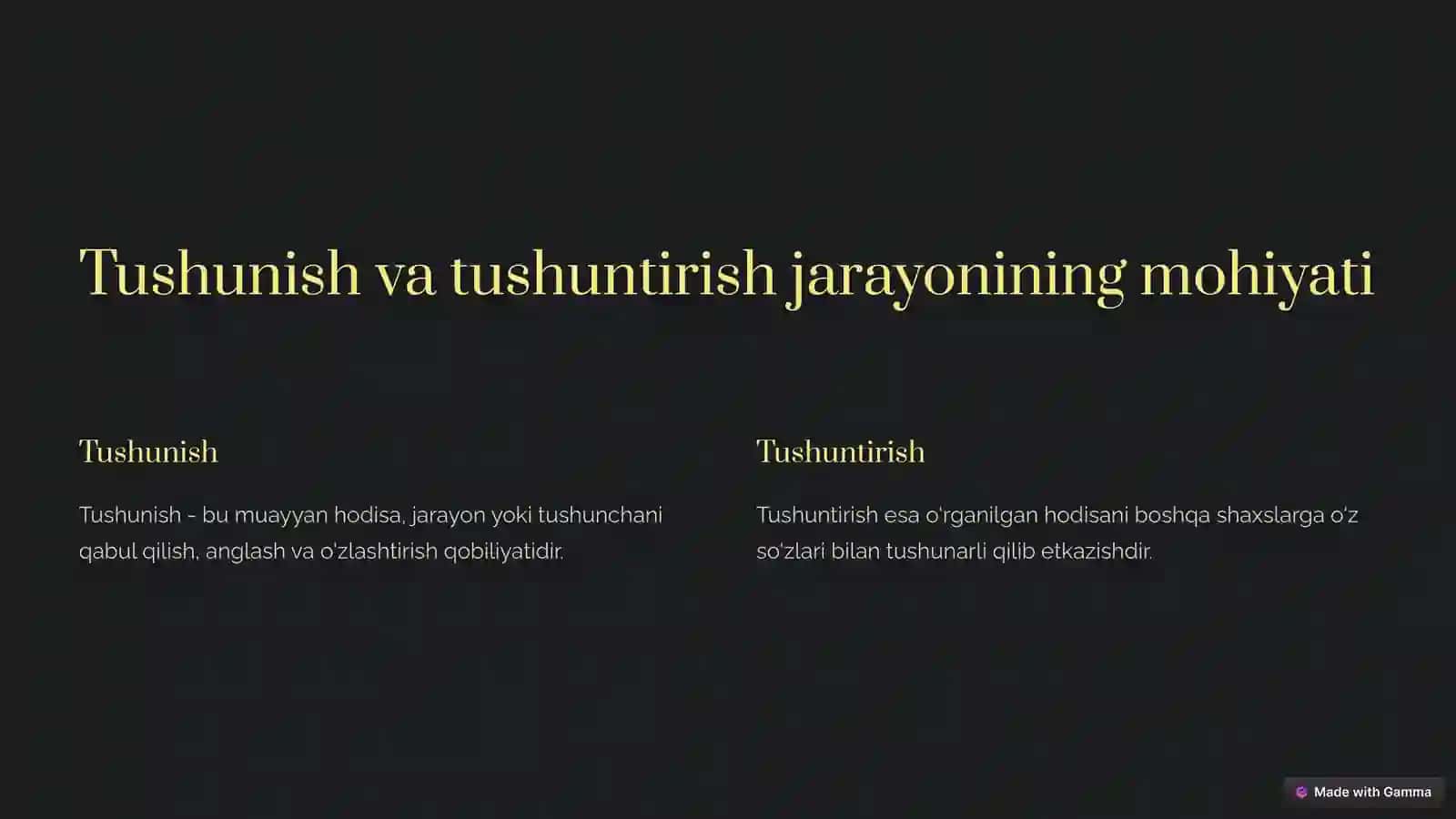 Tushunish va tushuntirish ilmiy faoliyatning mezoni 2