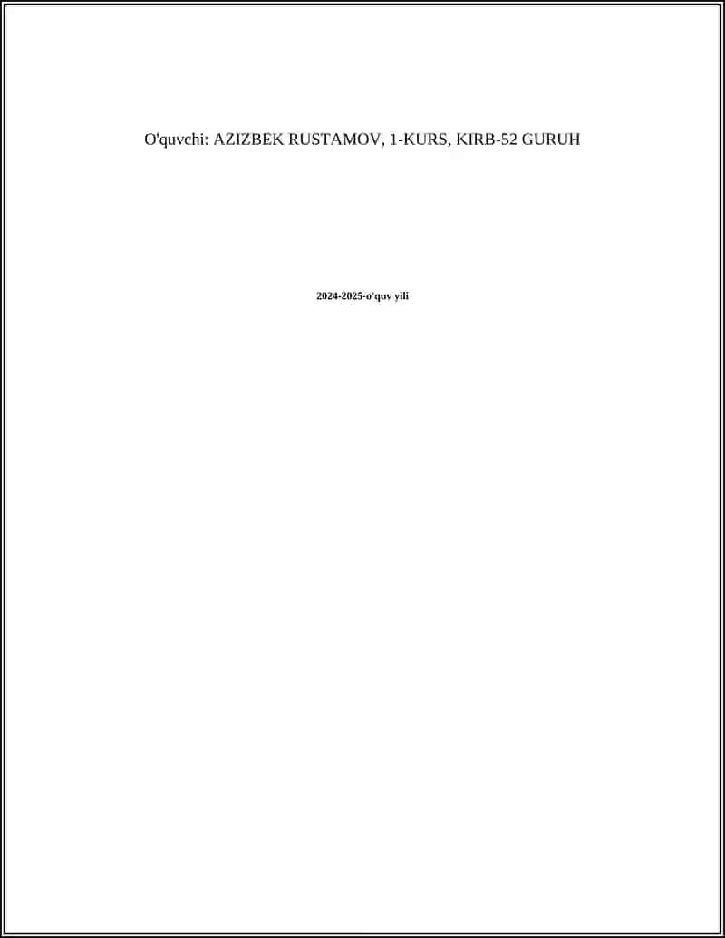 Elektron jadval protsessorlari 2