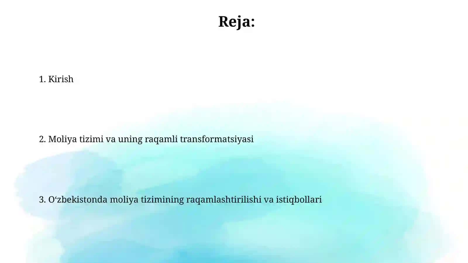 Raqamli iqtisodiyot sharoitida moliya tizimining transformatsiyasi 2