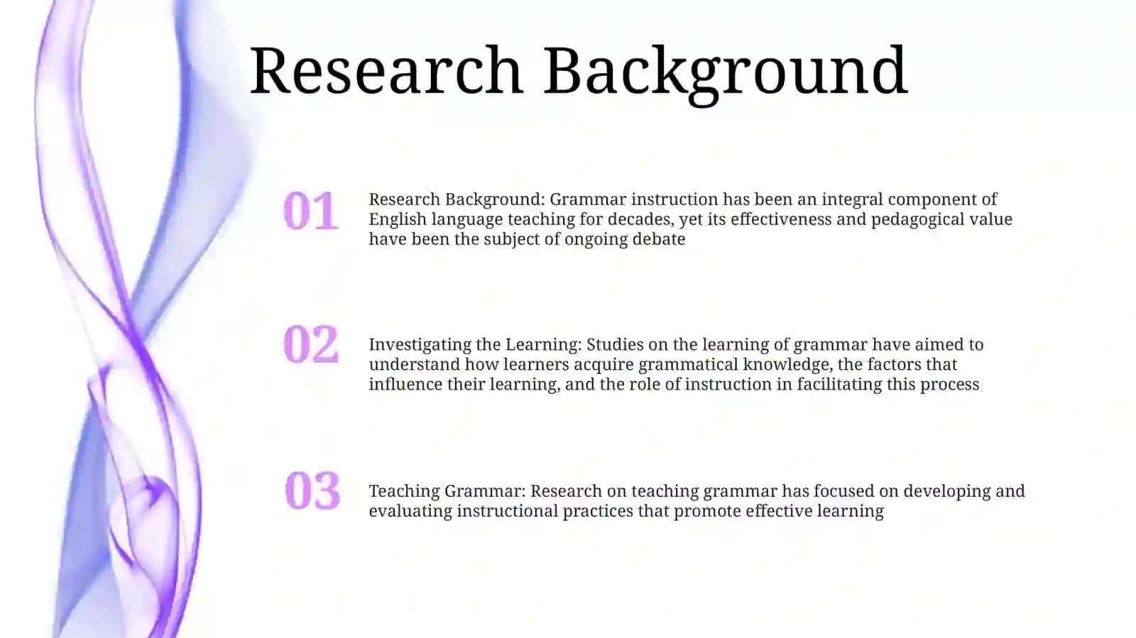 Investigating The Learning And Teaching Grammar 2