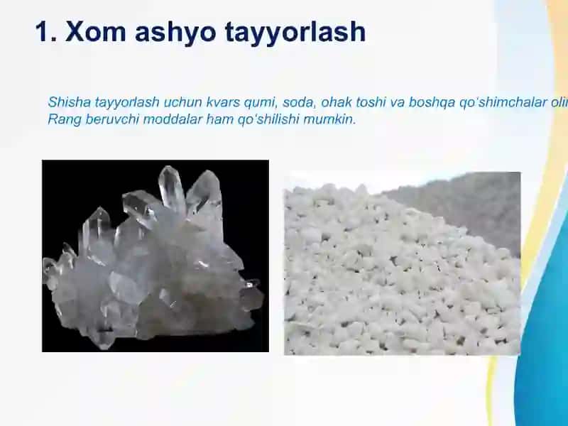 Shisha tayyorlash jarayoni 2