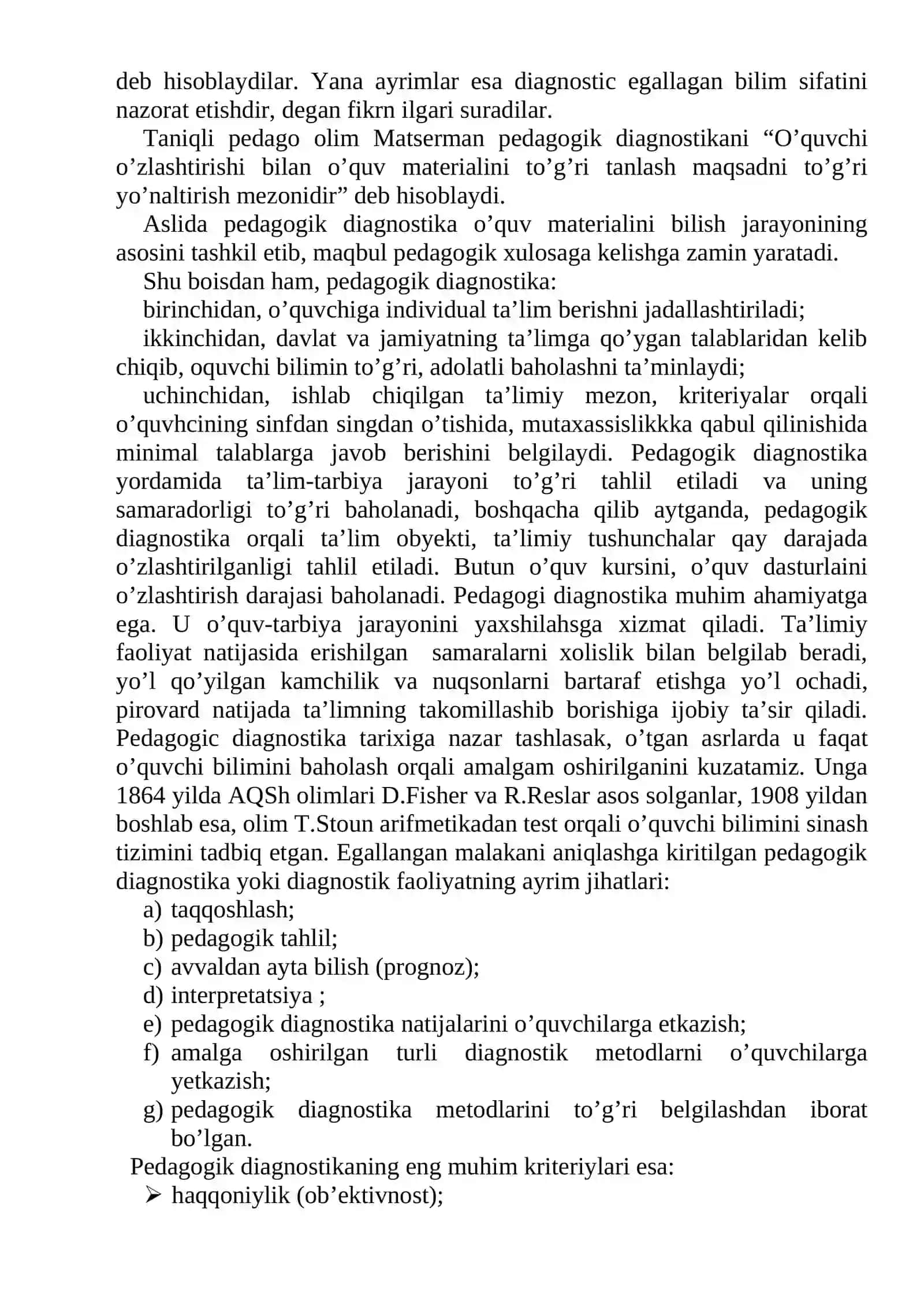Pedagogik diagnostikaning tadqiqot metodlari 2