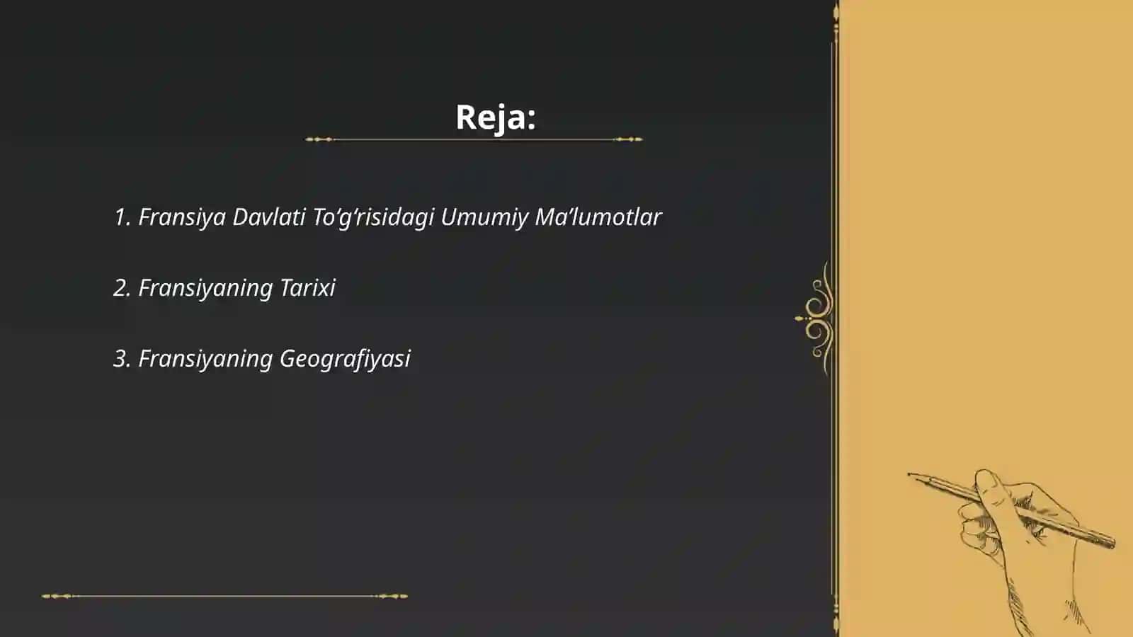 Fransiyaning Geografiyasi 2