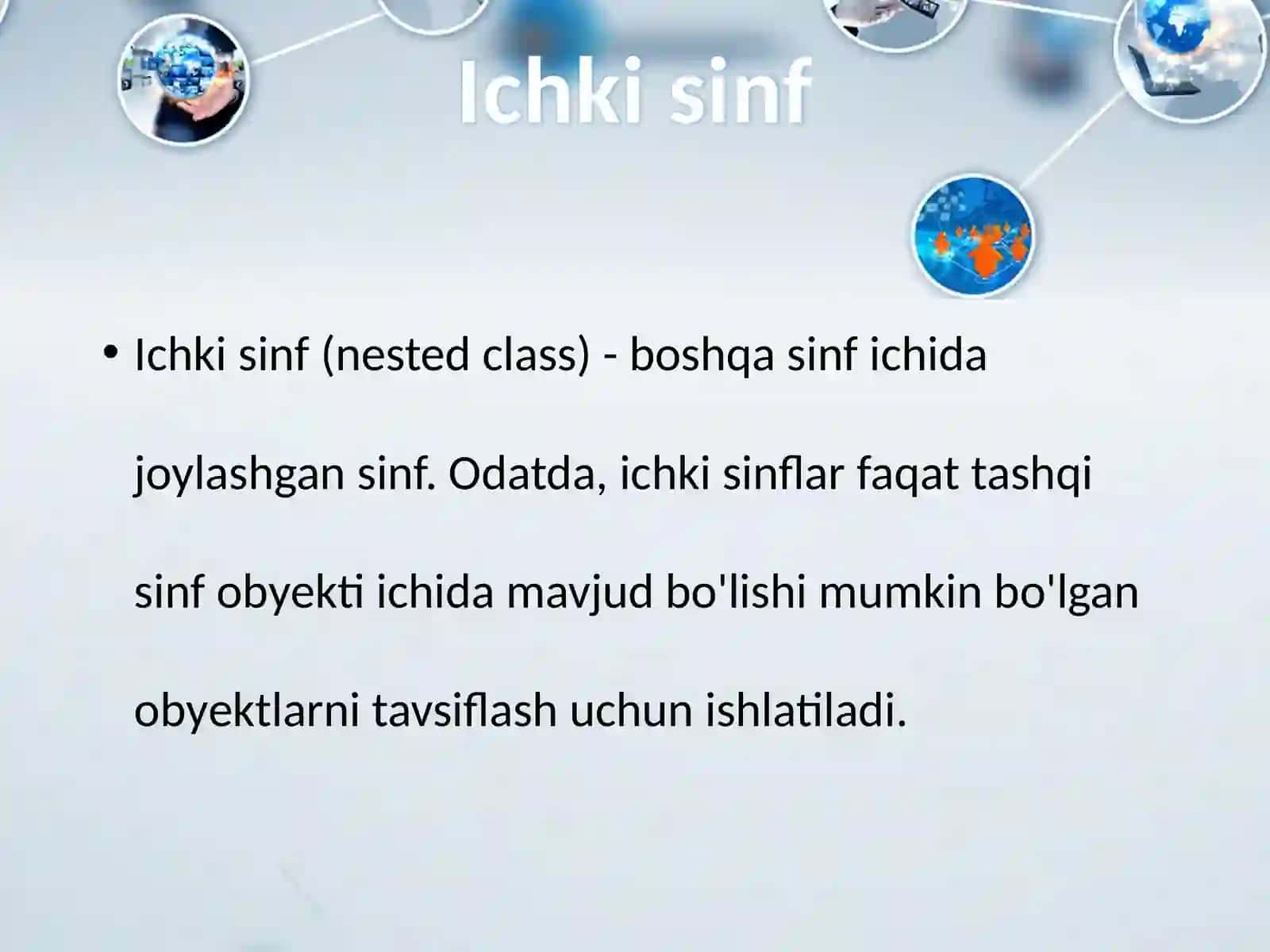 C++da ichma-ich joylashgan sinflar 2