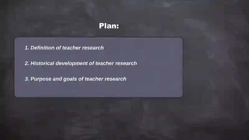 What is teacher research 2