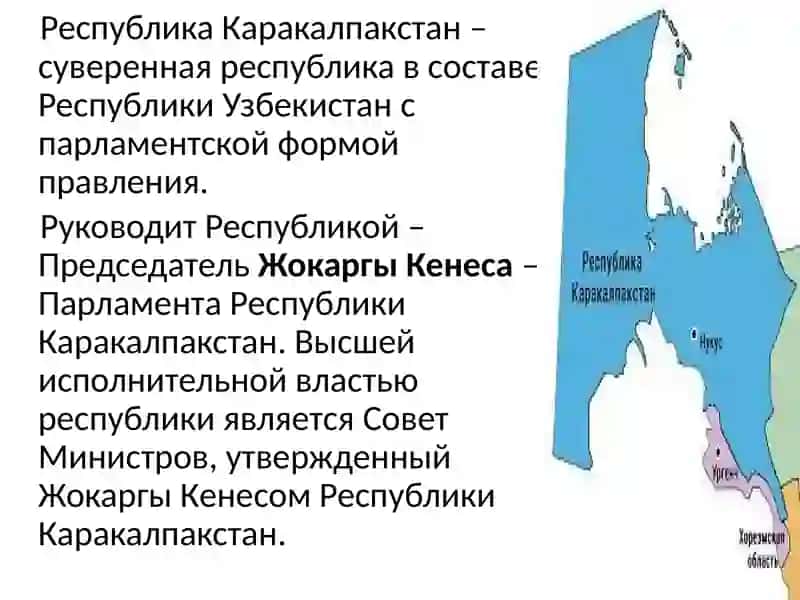 Республика Каракалпакстан в годы независимости 2