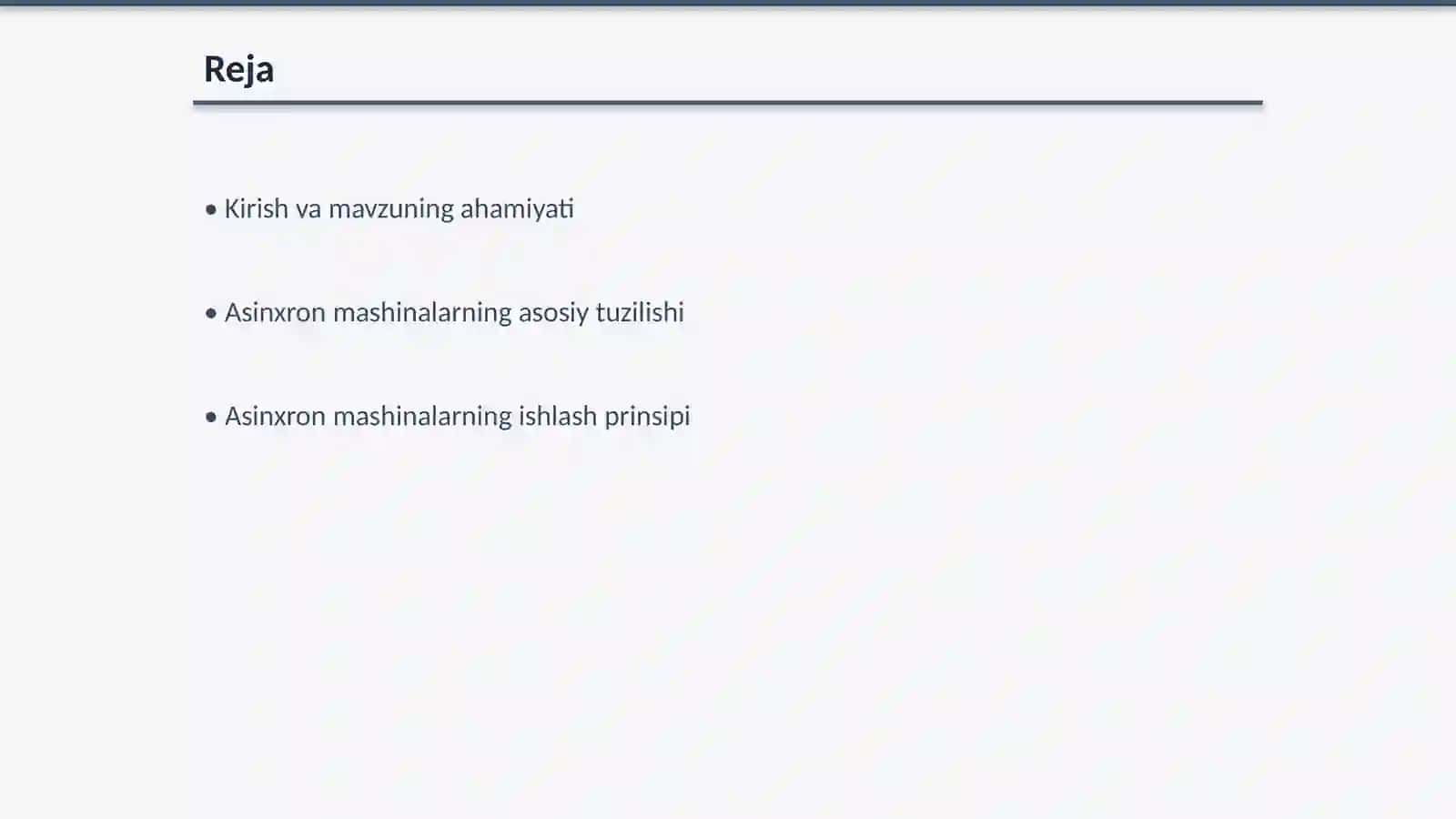 Asinxron mashinaning almashtirish sxemasi 2