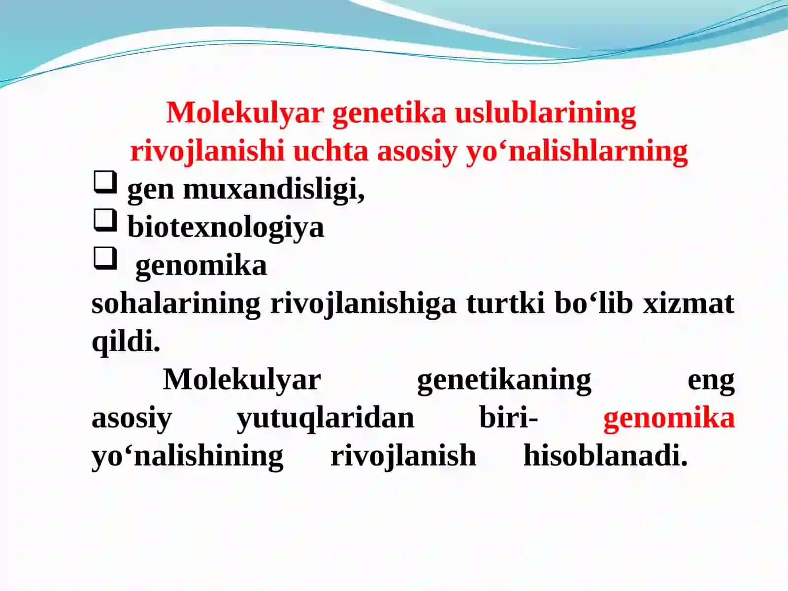 Genomikaga Bioinformatika Faniga Kirish 2