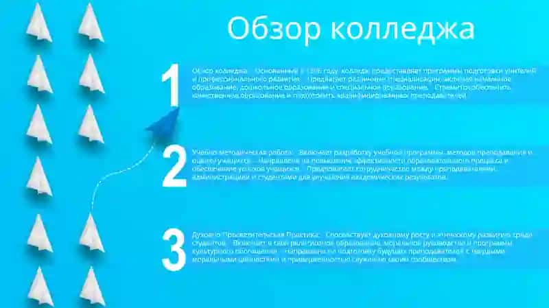 Обзор колледжа 2