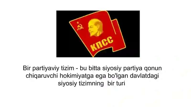Birpartiyaviylik va bipartizm 2