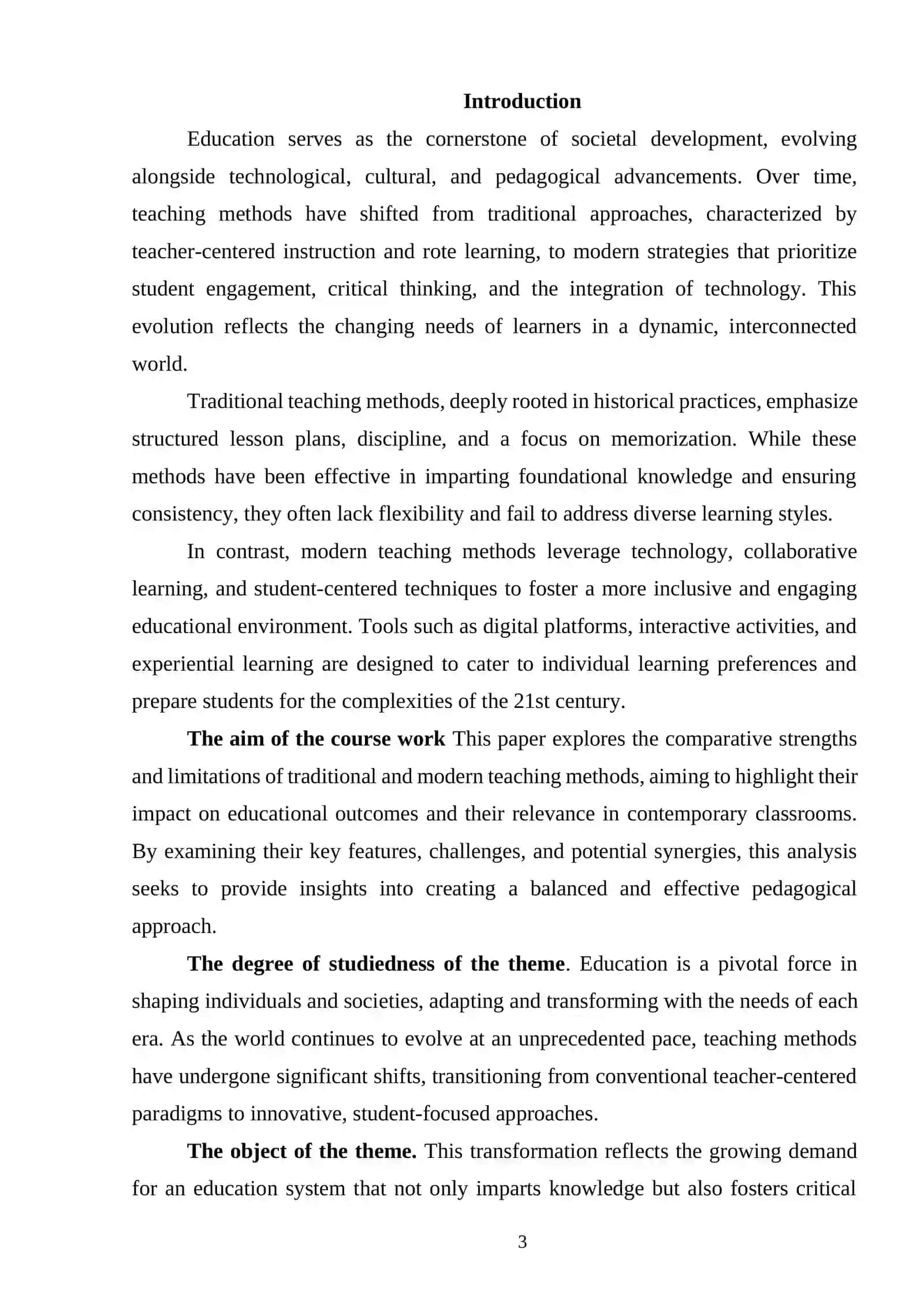 Comparative Analysis of Traditional and Modern Teaching Methods 2