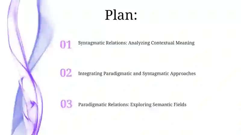 Paradigmatic and Syntagmatic Relations in Word Meaning 2
