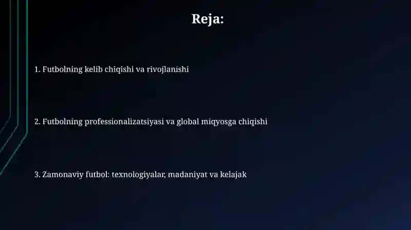 Futbolning rivojlanishi tarixi 2