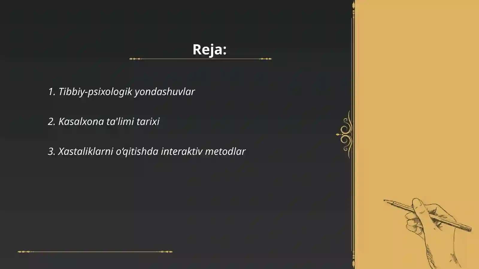 Gospital pedagogikaning asosiy tamoyillari 2