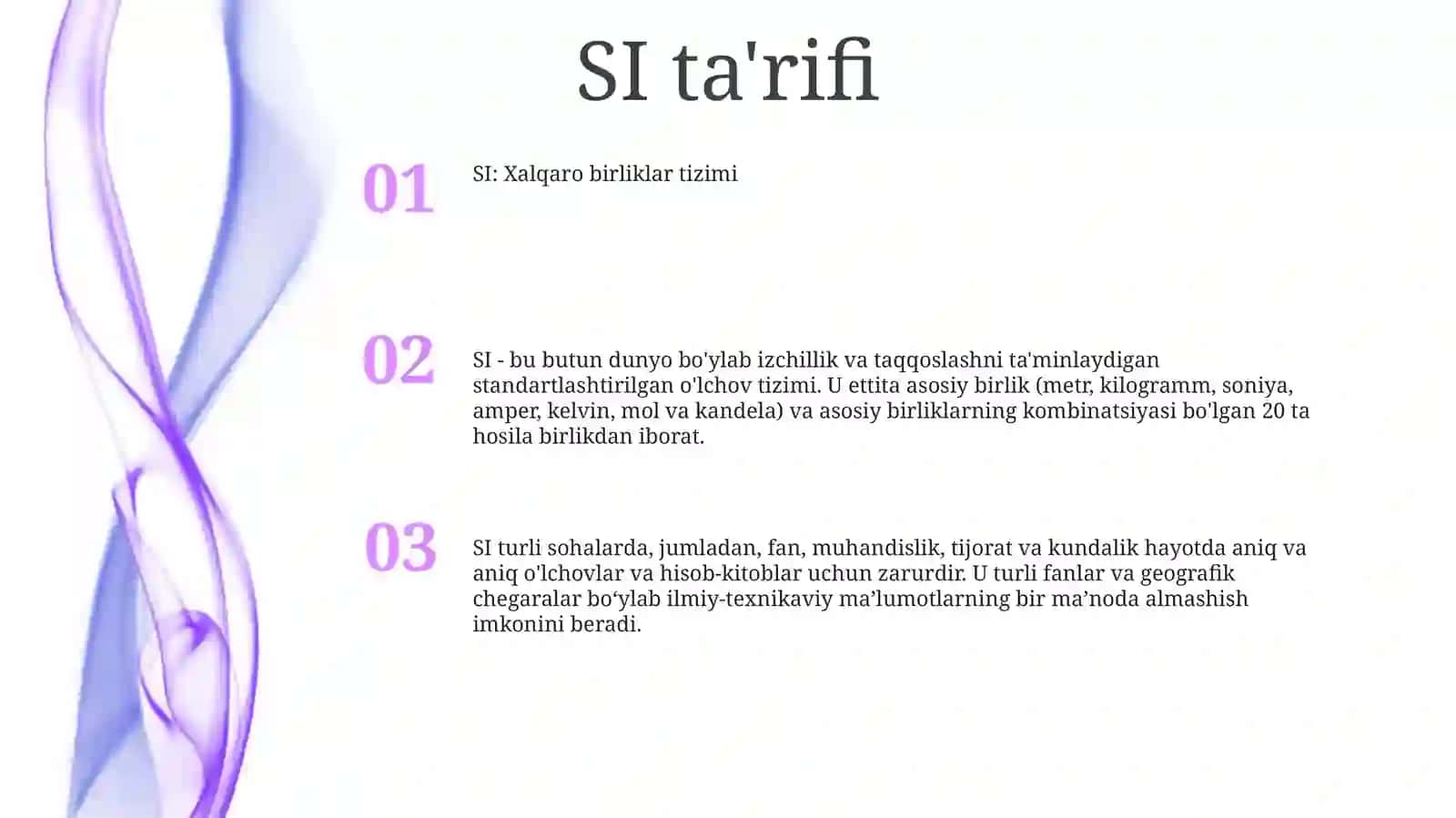 Xalqaro Birliklar Tizimi Si 2