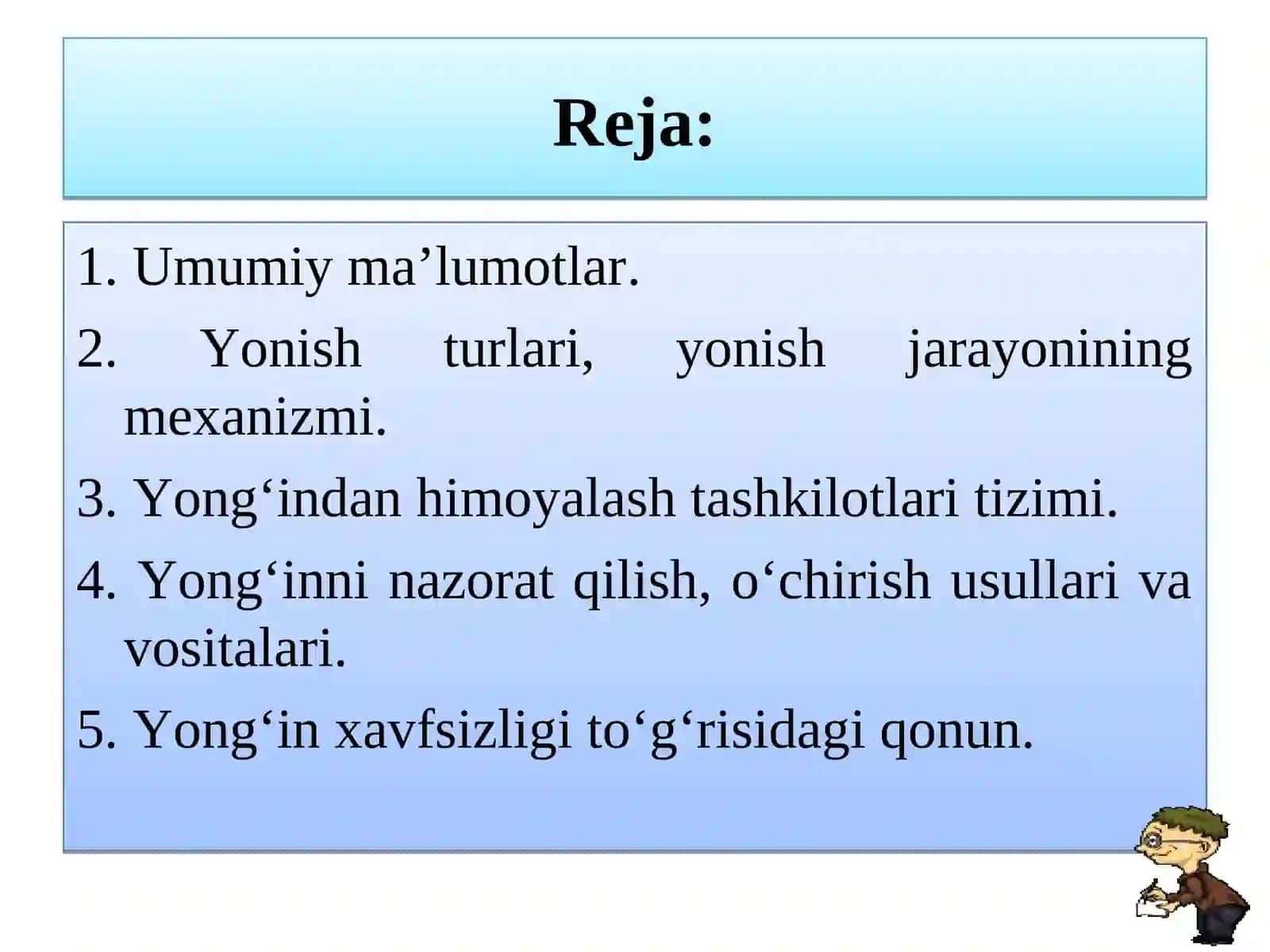 Yong‘in xavfsizligini ta’minlash choralari 2