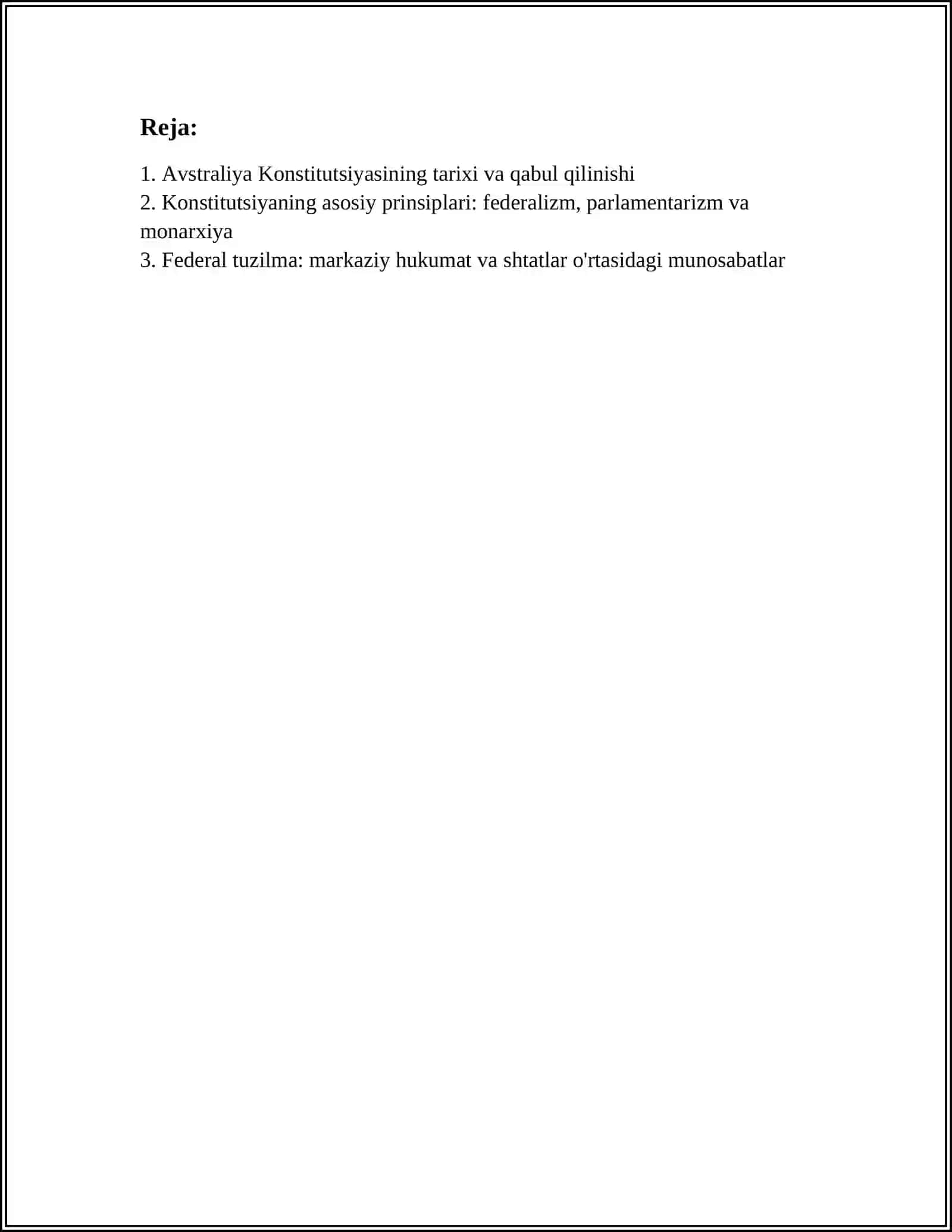AVSTIRALIYA KONSTITITSIYASI 2