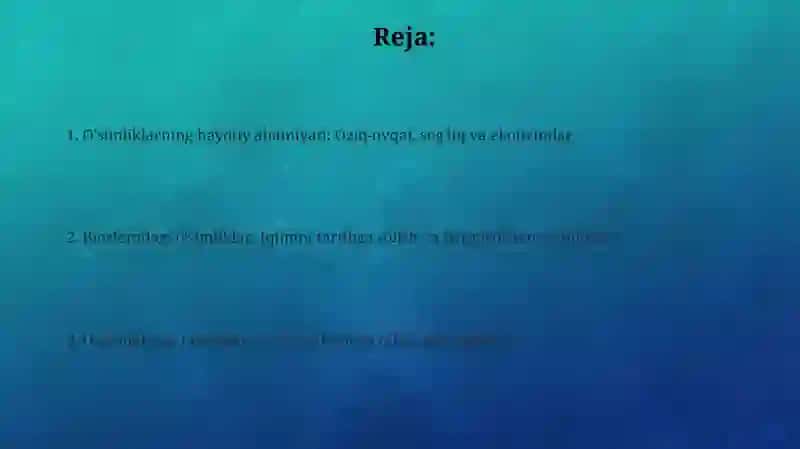O'simliklarni inson va biosferadagi o'rni 2