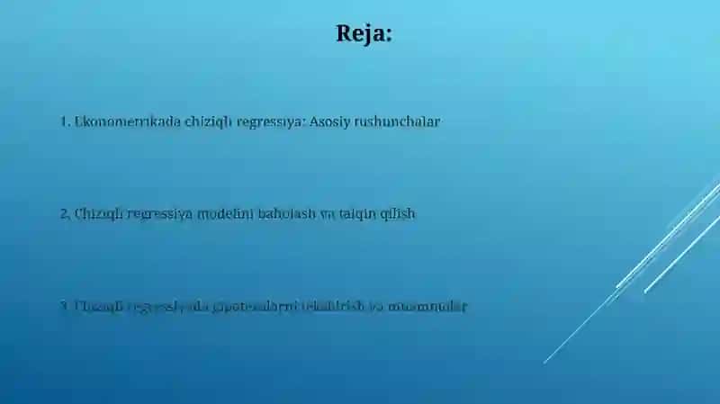 EkonometrikadaChiziqliRegressiya 2
