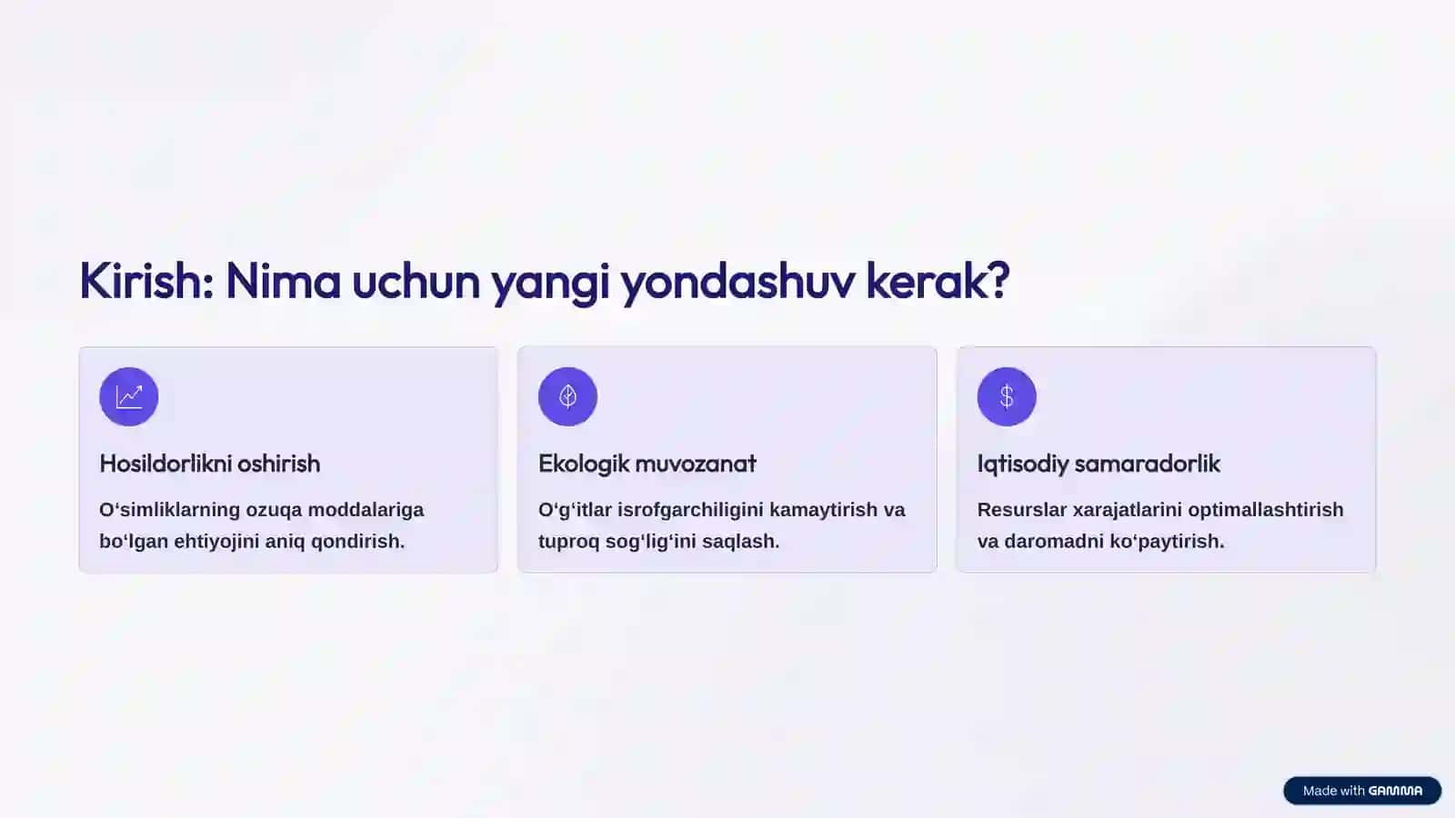 Bog‘larga yangi mineral sepish texnologiyasi 2
