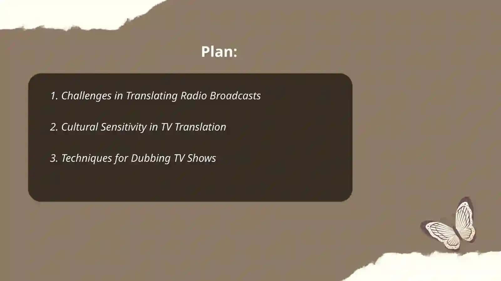 Translating Radio and TV Materials 2