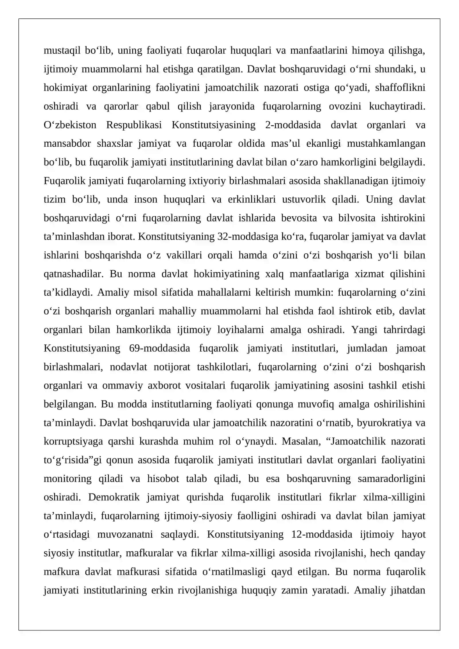 Fuqarolik jamiyati institutlari 2