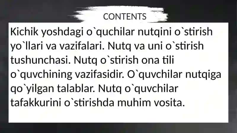 O`quvchilar nutqini o`stirish mеtodikasi 2