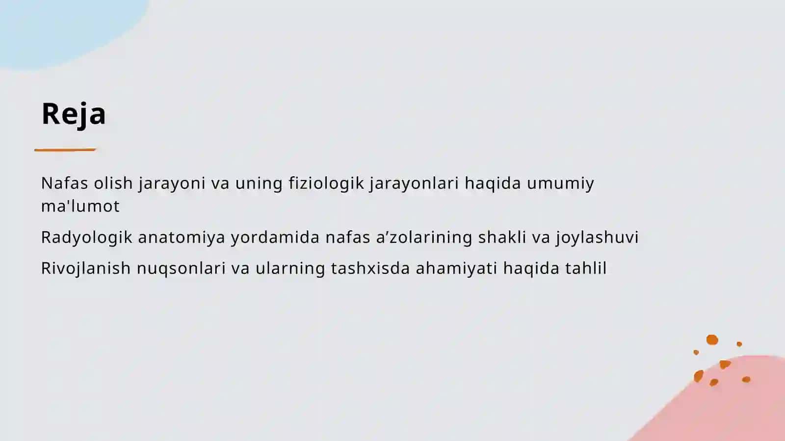 Nafasolish jarayoni 2