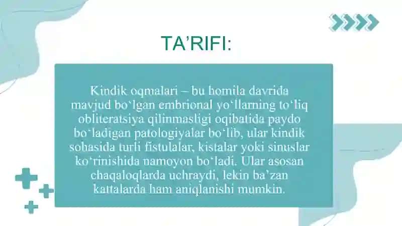 Kindik oqmalari 2