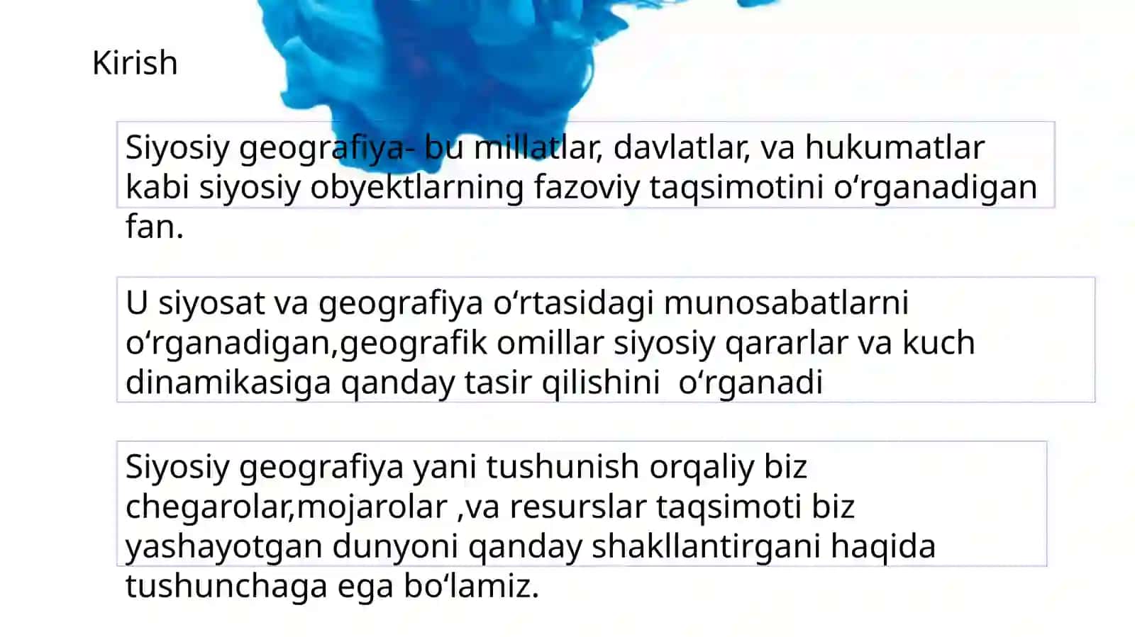 Siyosiy geografiya 2