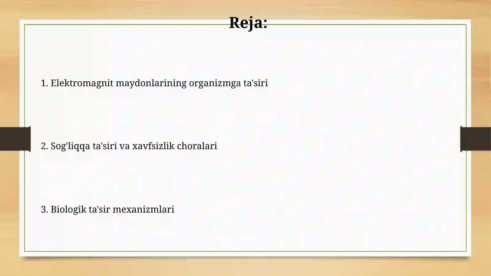 Elektromagnit maydonni organizmga tasiri 2